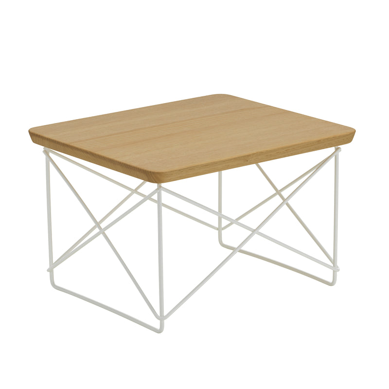 Vitra - Eames Occasional Table LTR | Kastanie massiv / weiß