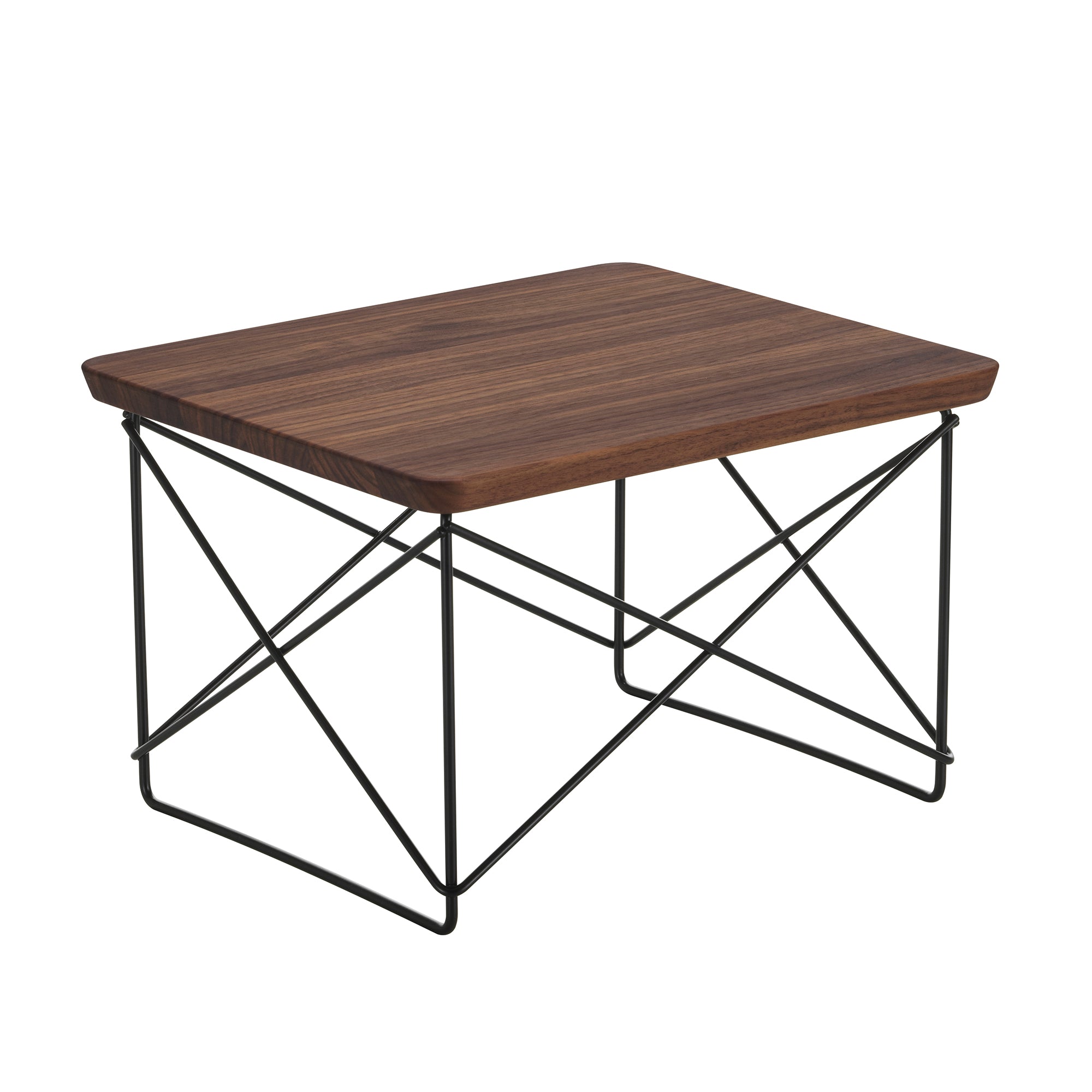 Vitra - Eames Occasional Table LTR | Nussbaum massiv / schwarz