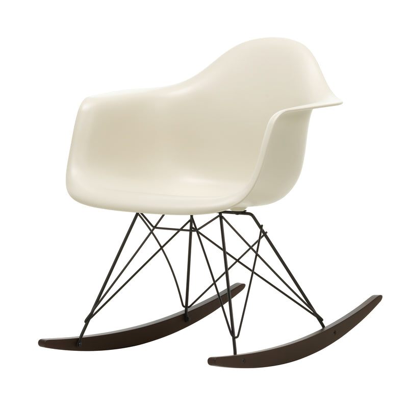 Vitra - Eames Plastic Armchair RAR | Kufen Ahorn dunkel / kieselstein RE / basic dark  