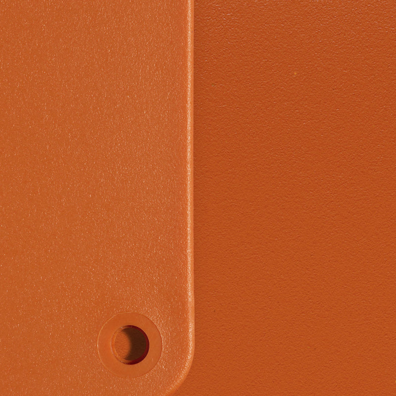 Vitra - Eames Plastic Side Chair DSR RE | rostorange RE / verchromt, rostorange RE / basic dark, rostorange RE / weiß