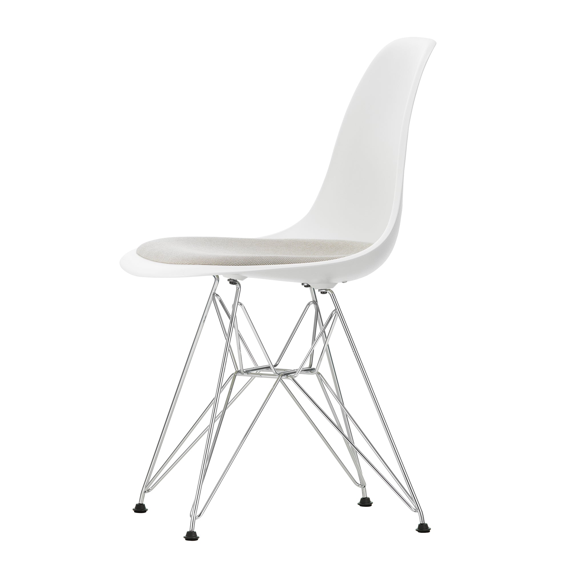 Vitra - Eames Plastic Side Chair DSR mit Sitzpolster | 