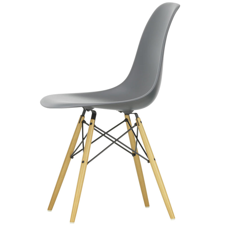 Vitra - Eames Plastic Side Chair DSW RE | granitgrau RE / Ahorn gelblich