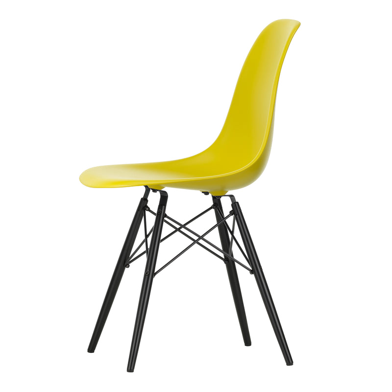 Vitra - Eames Plastic Side Chair DSW RE | senf RE / Ahorn schwarz