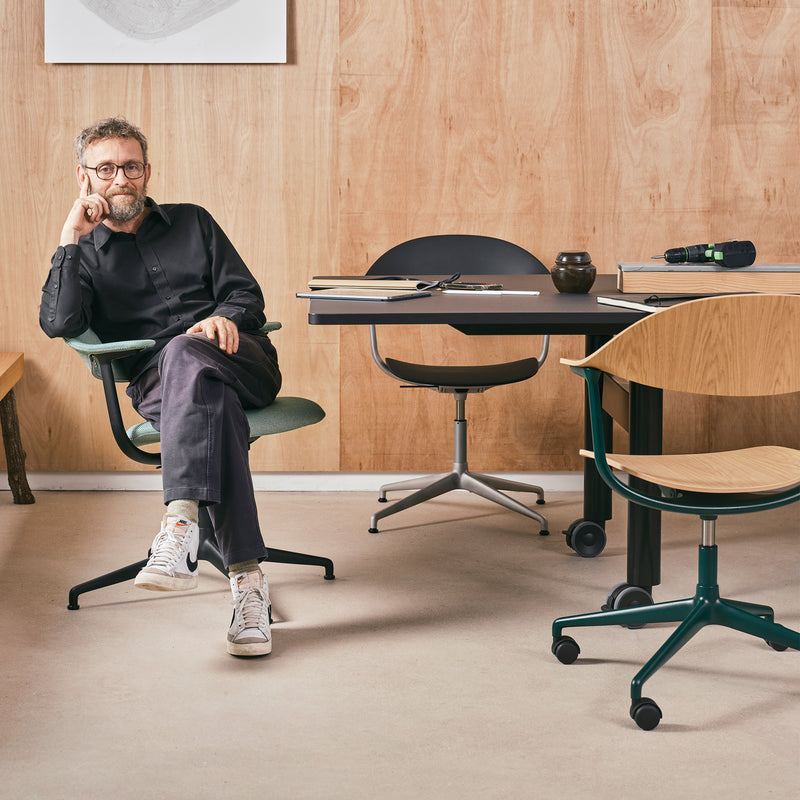 Vitra - Mynt Bürostuhl Viersterngestell