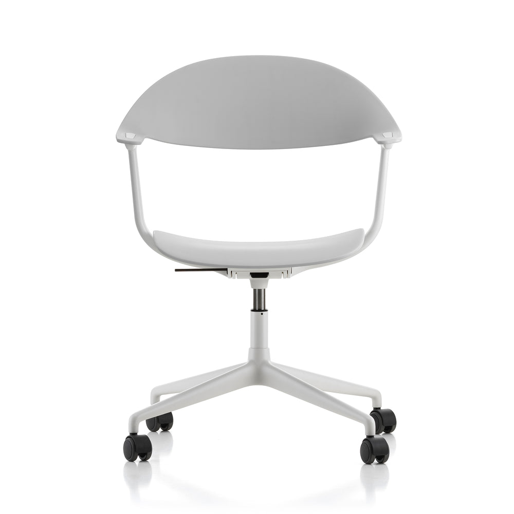 Vitra - Mynt Bürostuhl Viersterngestell | beschichtet soft light / grau