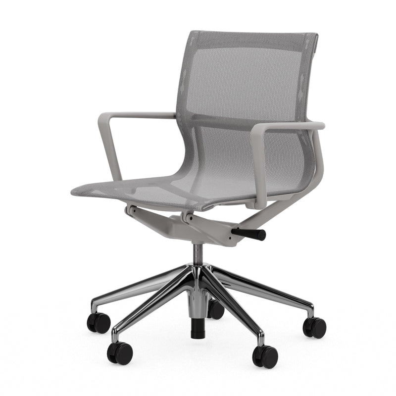 Vitra - Physix Bürodrehstuhl | TrioKnit 07 silbergrau / soft grey