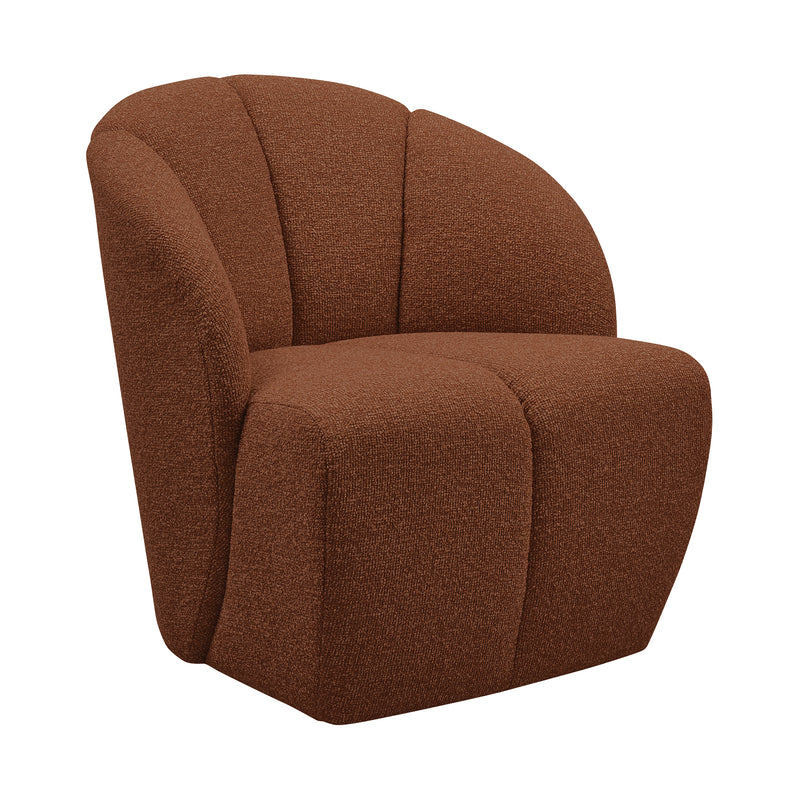 WOOOD Exclusive - Mojo Sessel | Bouclé rostbraun melange