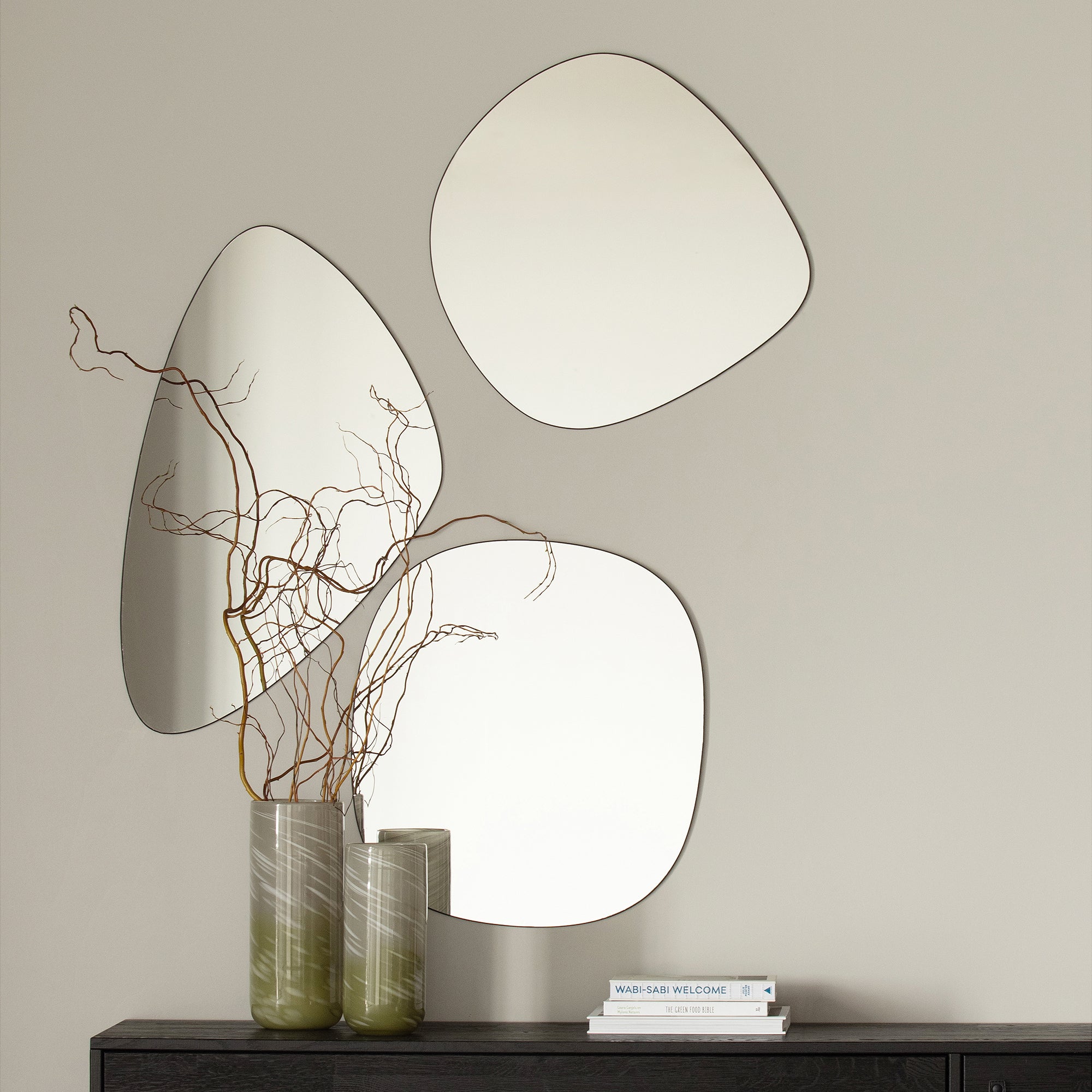 WOOOD Exclusive - Philou asymmetrische Spiegel | 59 x 60 cm