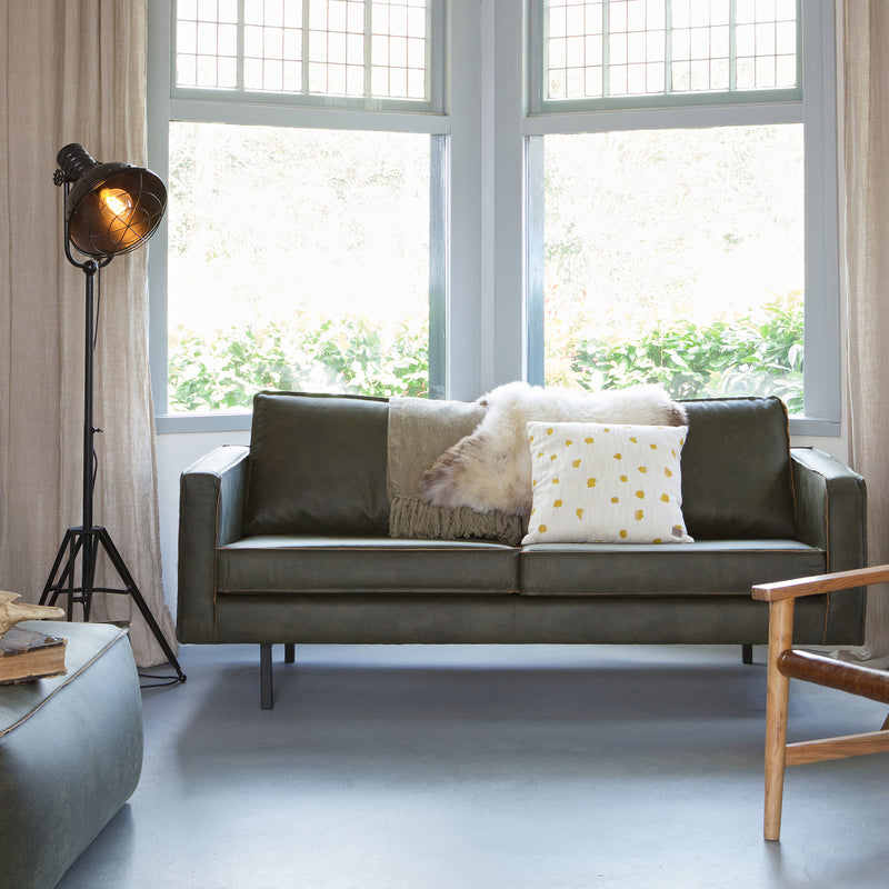 WOOOD Premium - Rodeo Sofa | Ecoleder army / 2,5-Sitzer