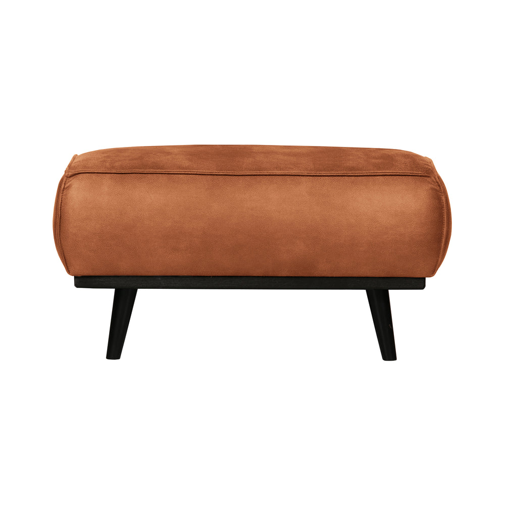 WOOOD Premium - Statement Hocker | Ecoleder cognac