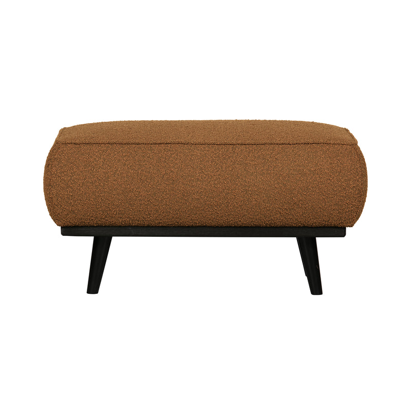 WOOOD Premium - Statement Hocker | Bouclé butter