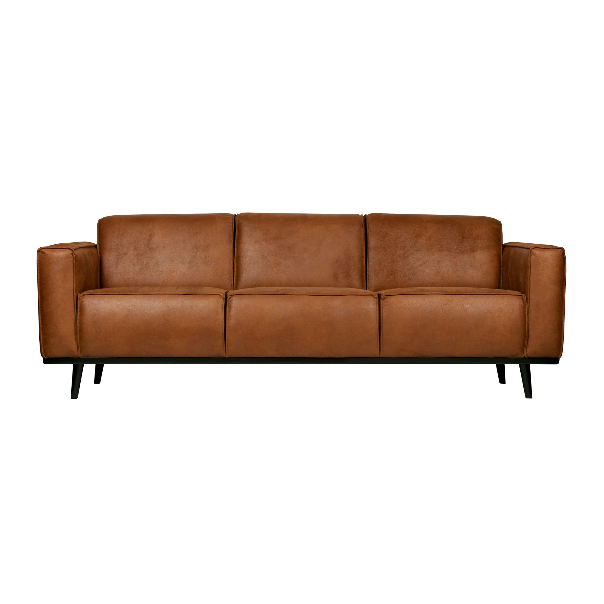 WOOOD - Statement Sofa | Ecoleder cognac