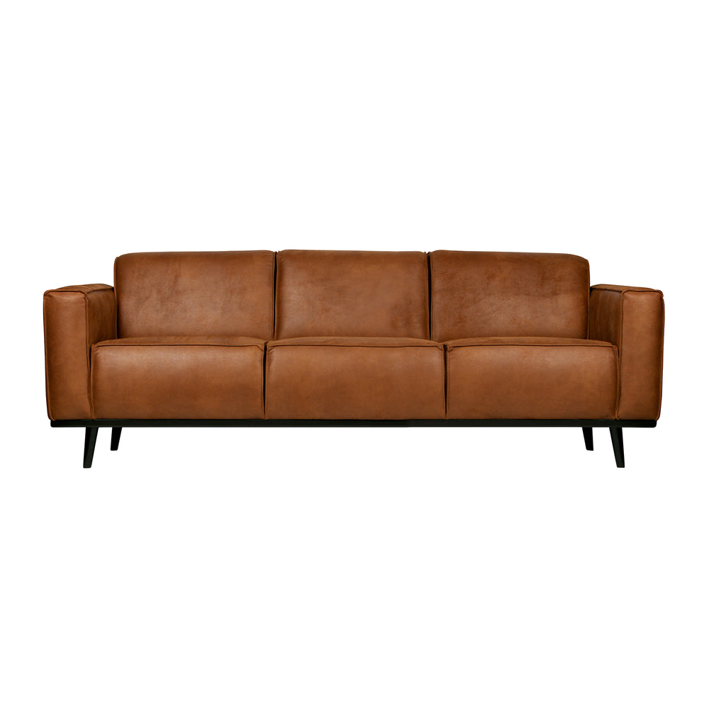 WOOOD - Statement Sofa | Ecoleder cognac