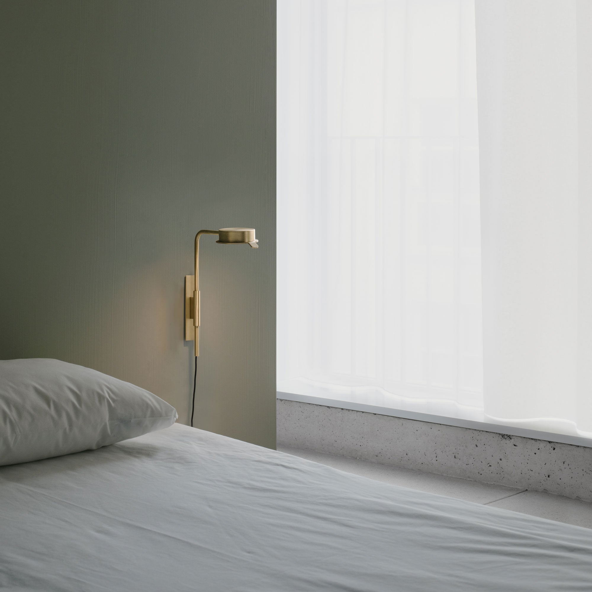 Wästberg - w102 Chipperfield LED Wandleuchte w | gold