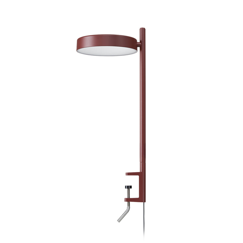 Wästberg - w242 Pastille alu LED Klemmleuchte c2 | oxidrot RAL 3009