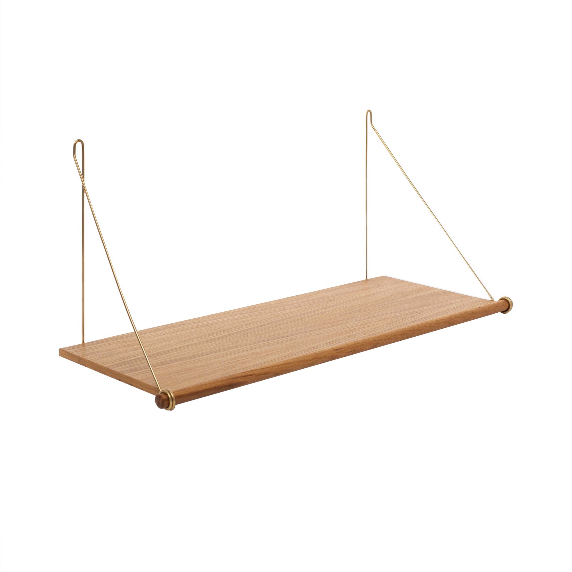 We Do Wood - Loop Shelf | Eiche/Messing