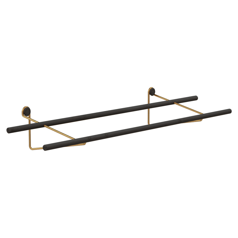 We Do Wood - Shoe Rack | Eiche geräuchert/Messing