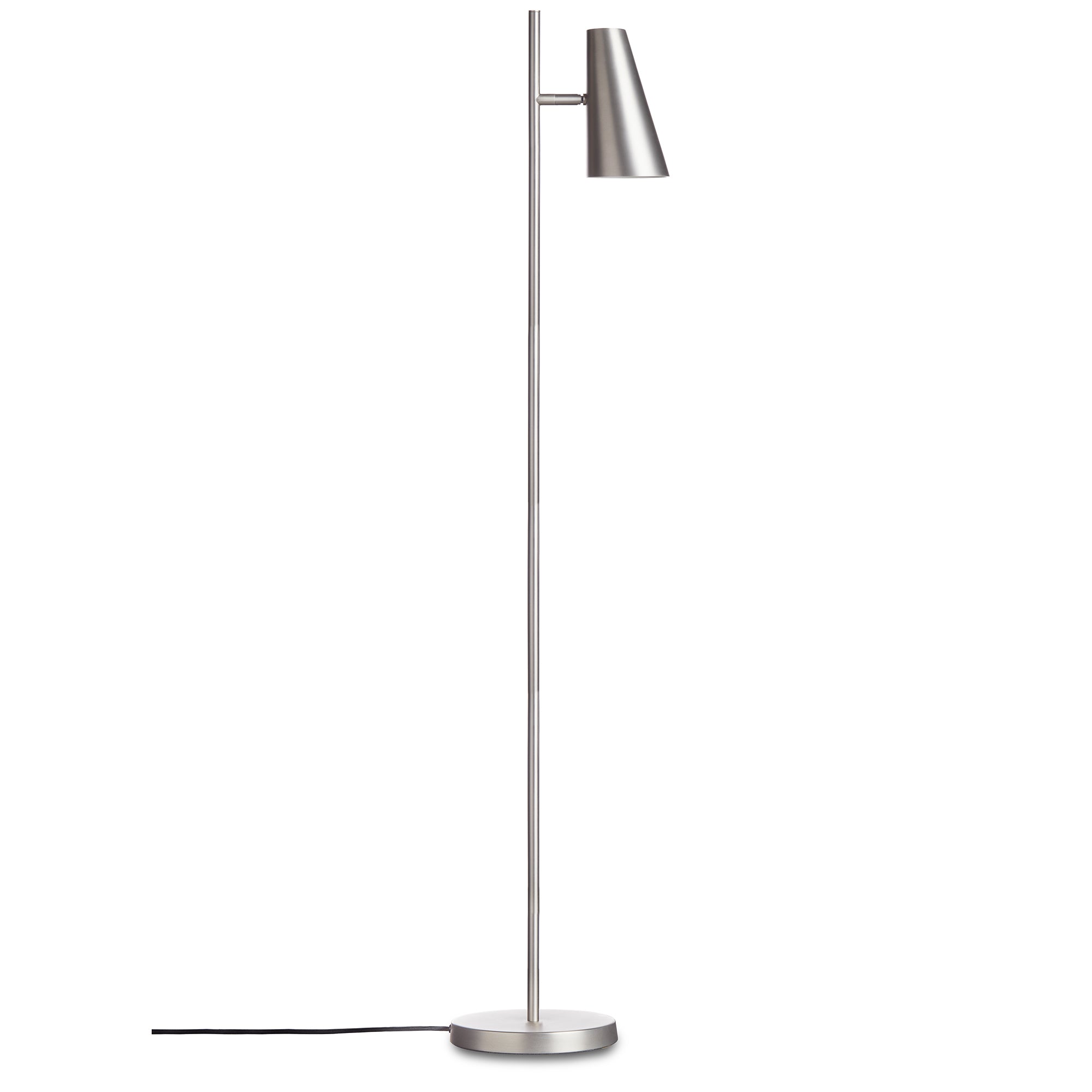 Woud - Cono Stehleuchte | brushed metal finish