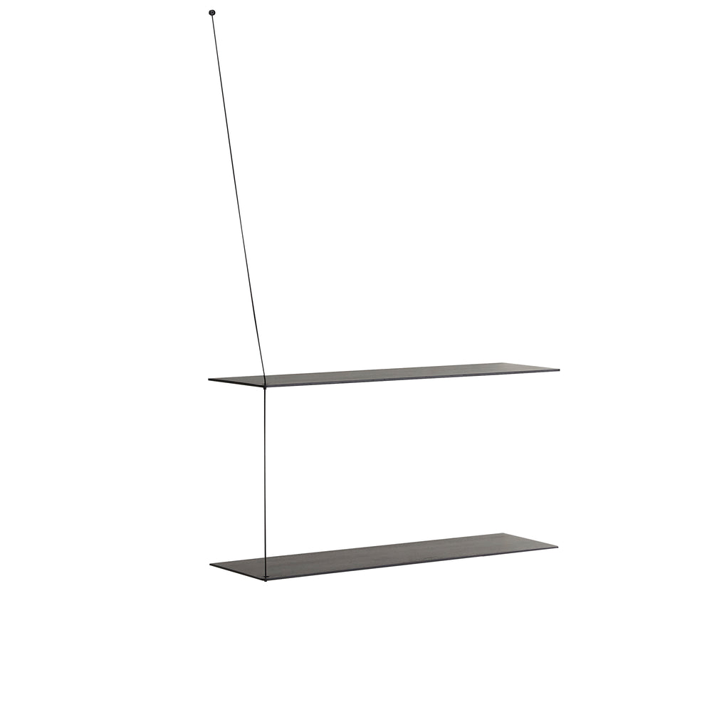 Woud - Stedge Wandregal | 80 cm / schwarz