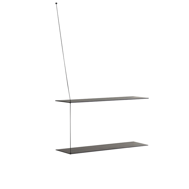 Woud - Stedge Wandregal | 80 cm / schwarz