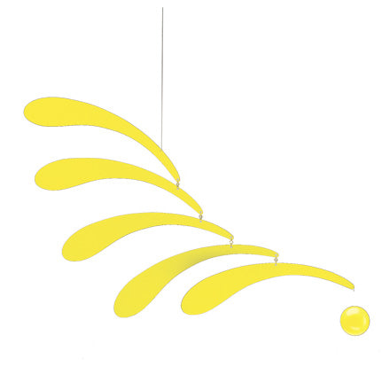 Flensted Mobiles - Flowing Rhythm Mobile | gelb