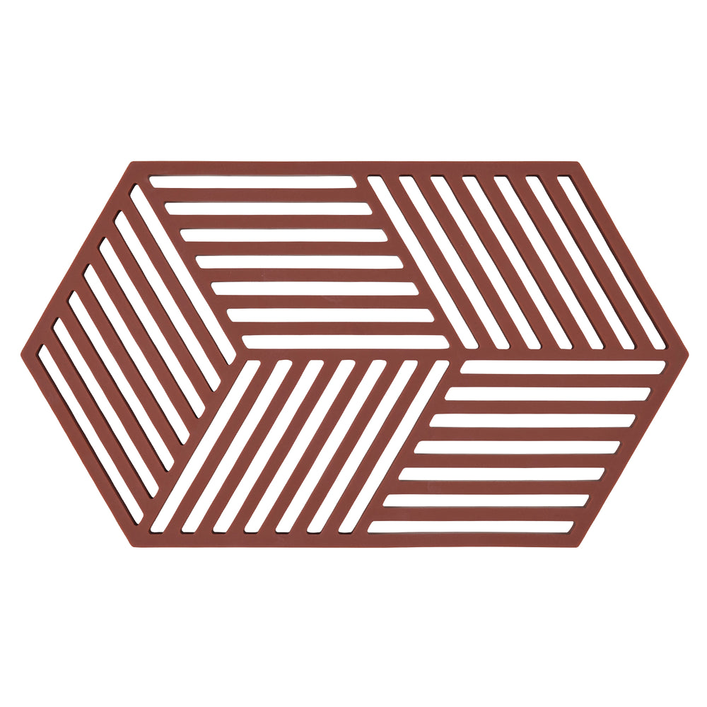 Zone Denmark - Hexagon Untersetzer | large / burgundy