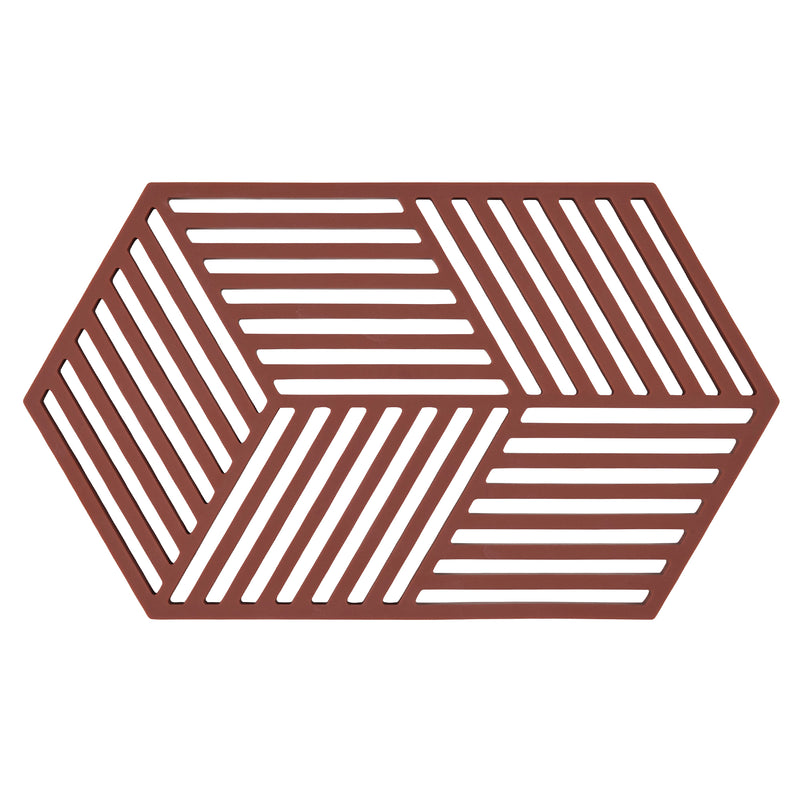 Zone Denmark - Hexagon Untersetzer | large / burgundy