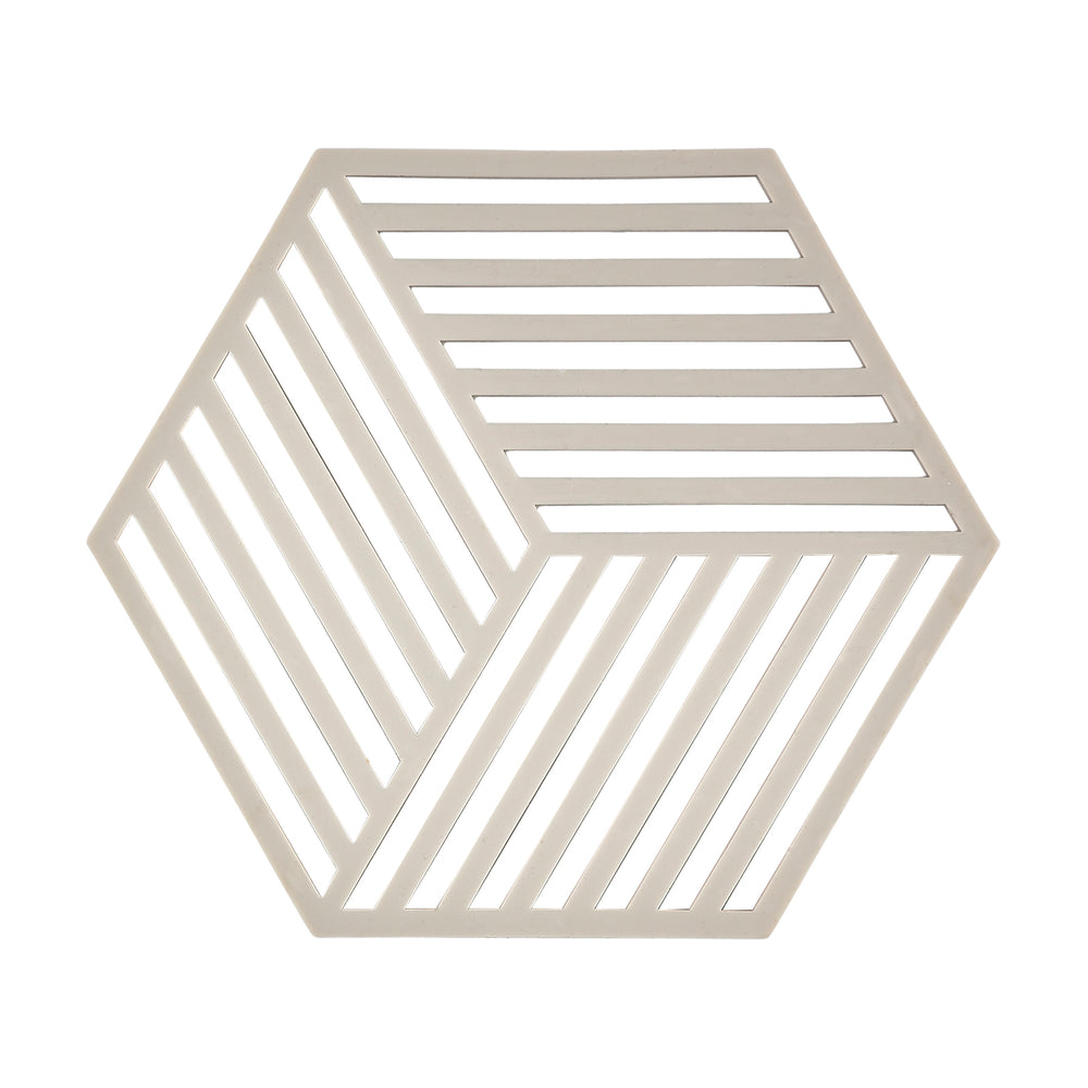 Zone Denmark - Hexagon Untersetzer | normal / warm grey