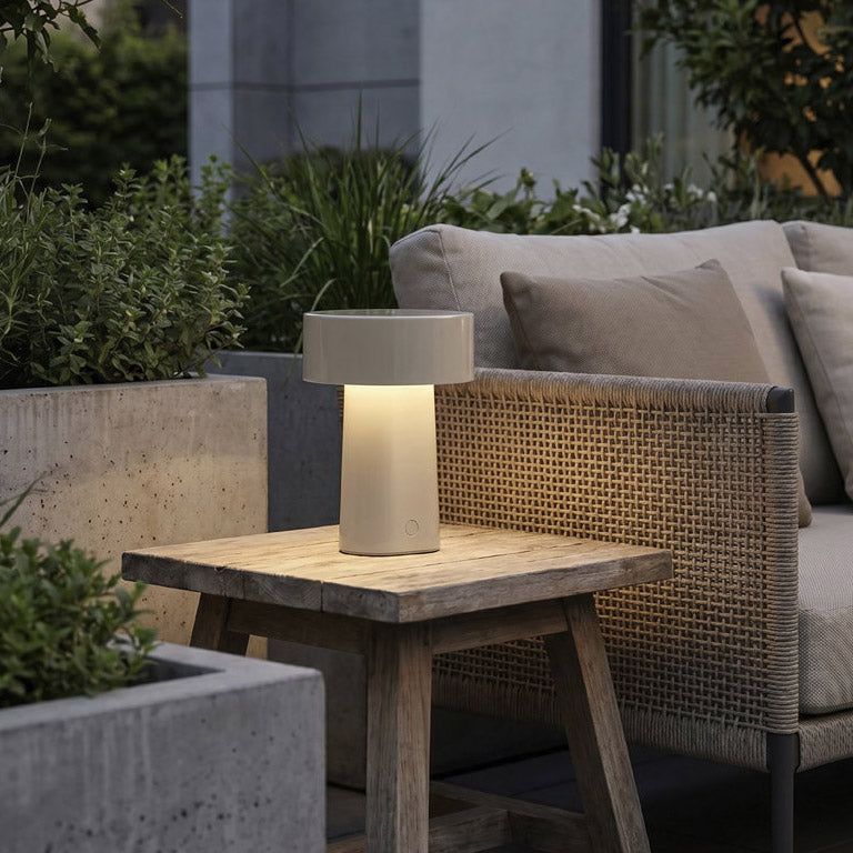 Zone Denmark - Oblong LED Akku-Leuchte | warm grey