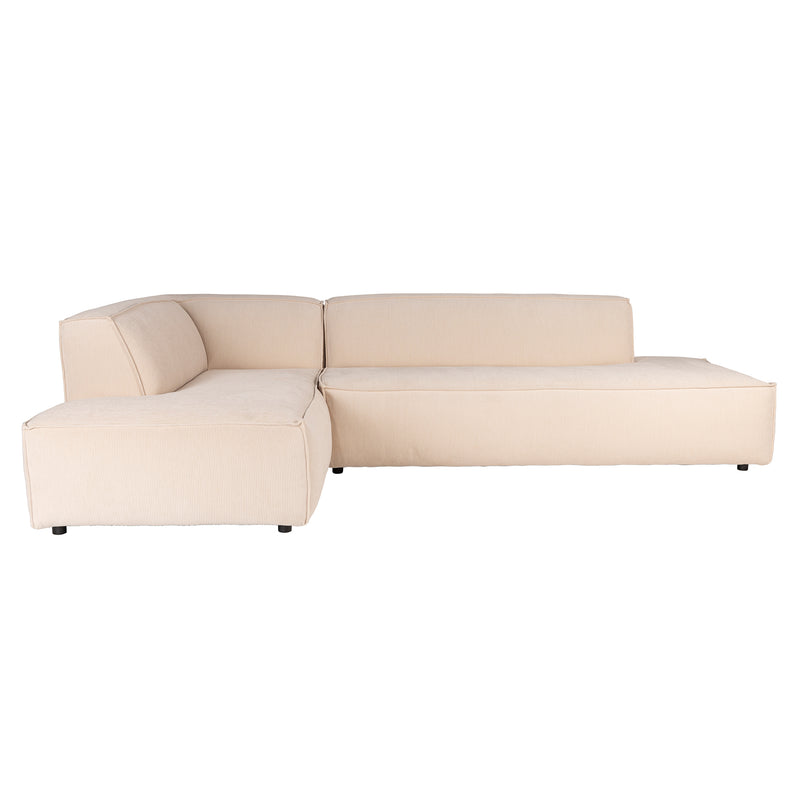 Zuiver - Fat Freddy Rib Ecksofa | links / natural