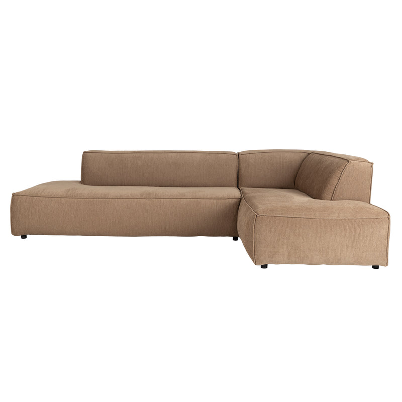 Zuiver - Fat Freddy Rib Ecksofa | rechts / caramel