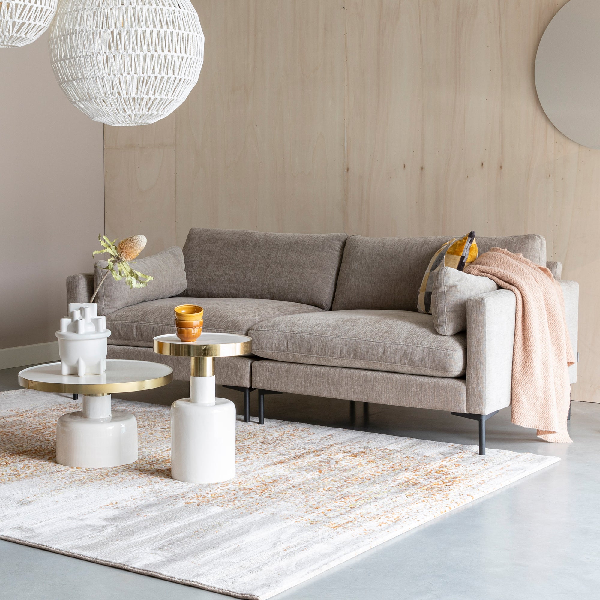 Zuiver - Summer 3-sitzer Sofa | latte