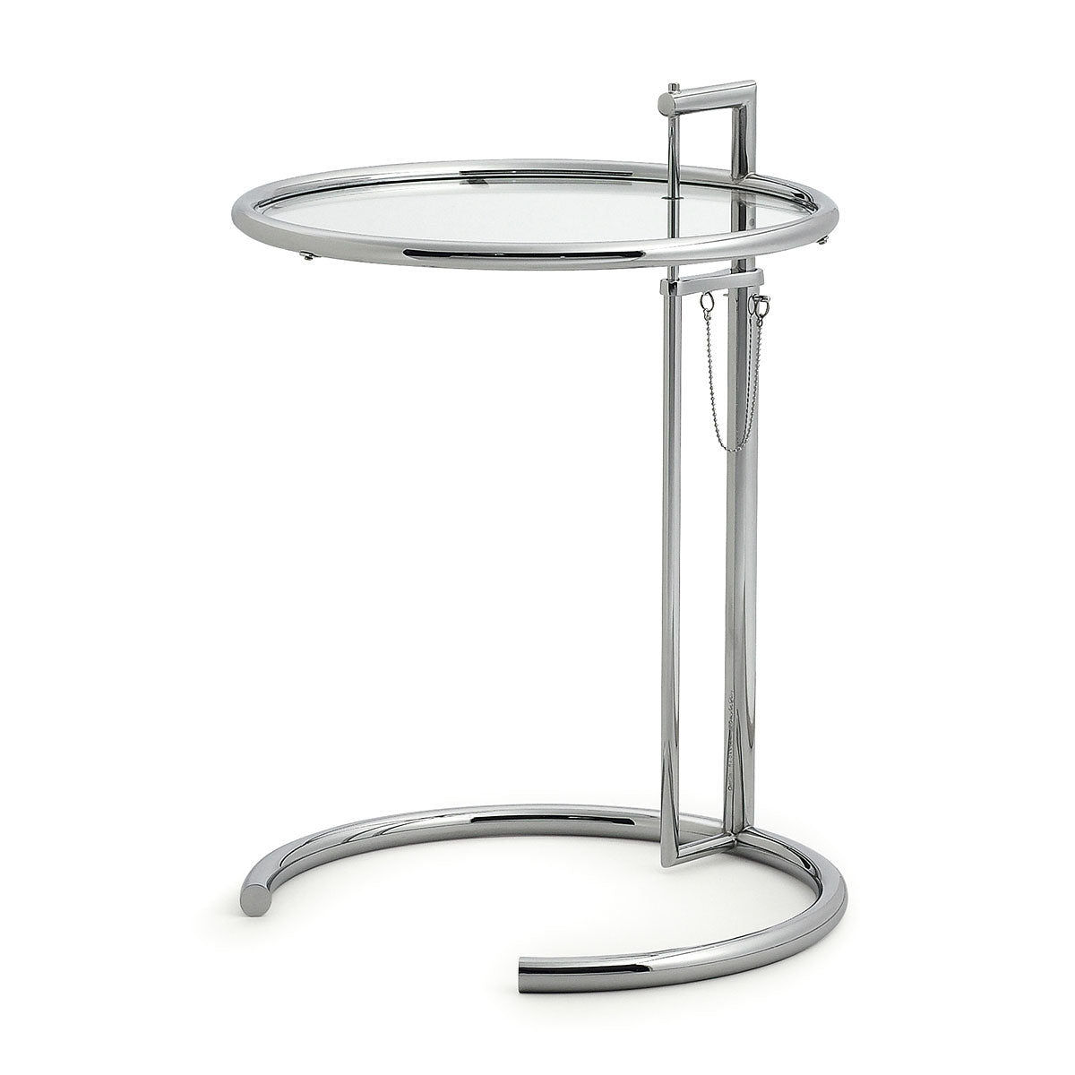ClassiCon - Adjustable Table E 1027 | Kristallglas klar / chrom