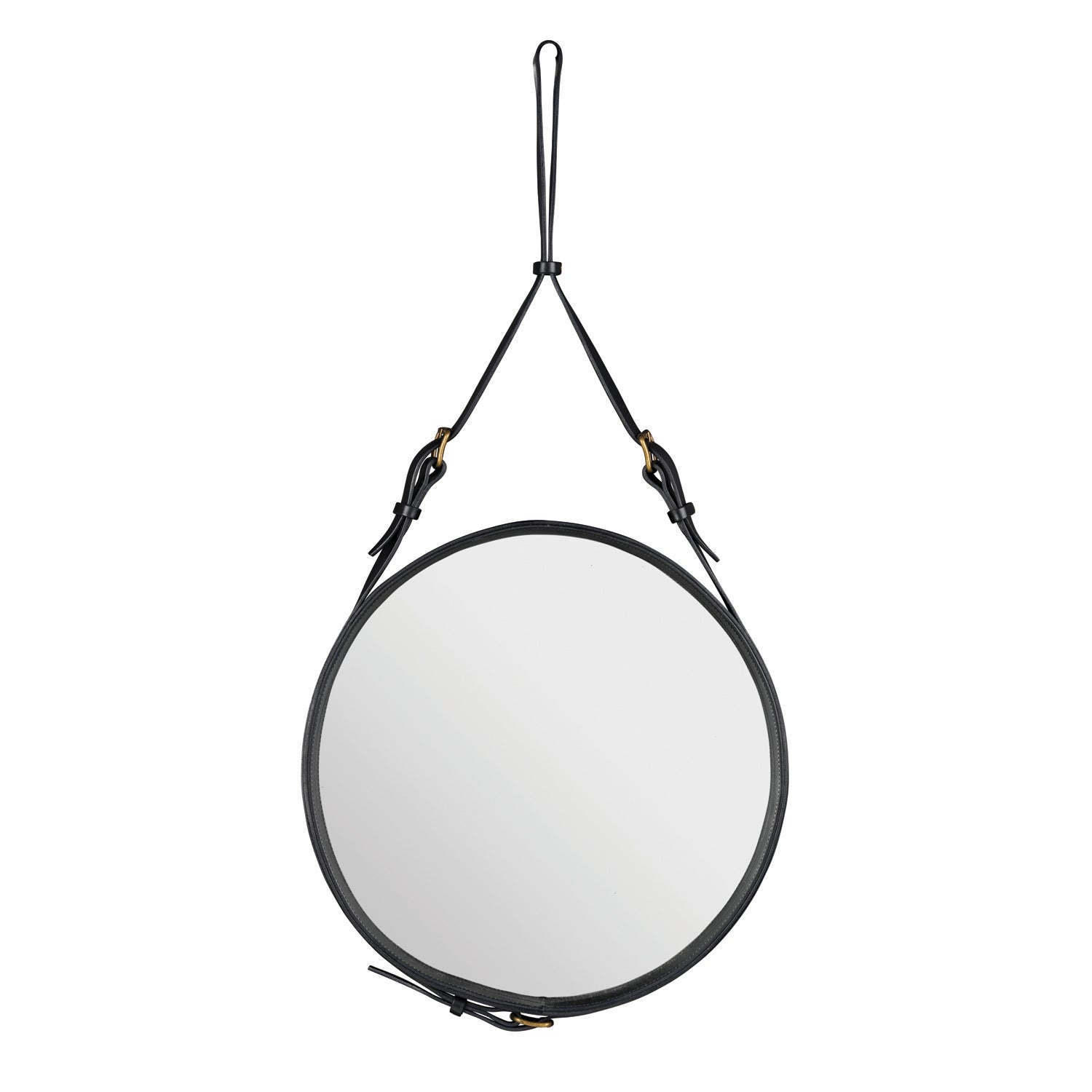 Gubi - Adnet Spiegel | Ø 58 cm / schwarz