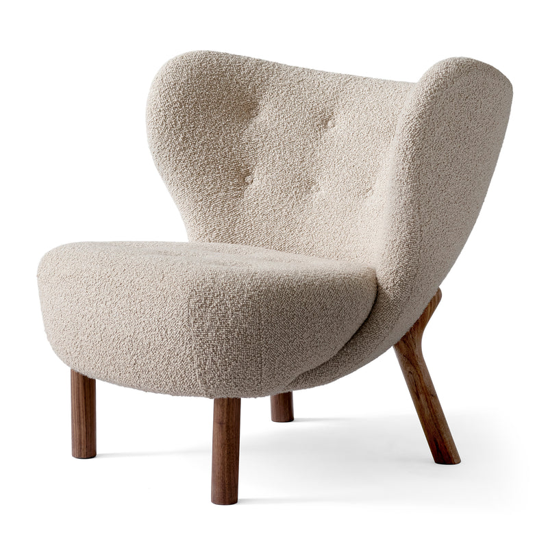 &amp;Tradition - Little Petra Lounge Chair | Karakorum 003 / ohne Pouf / Walnuss