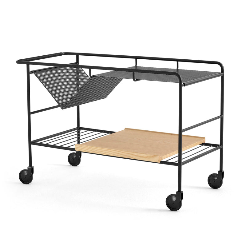 &amp;Tradition - Alima NDS1 Servierwagen | matt schwarz / Eiche