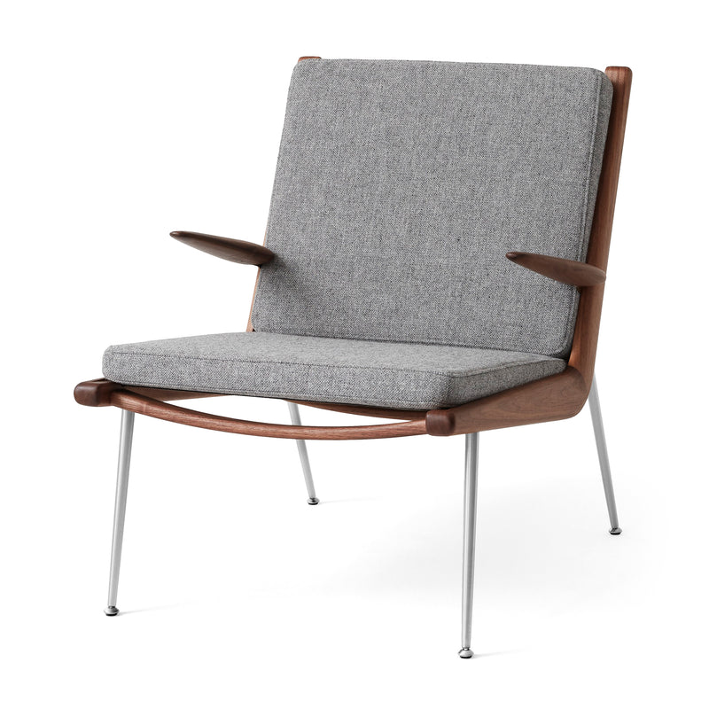 &amp;Tradition - Boomerang HM2 Loungechair | Hallingdal 130 / Walnuss geölt