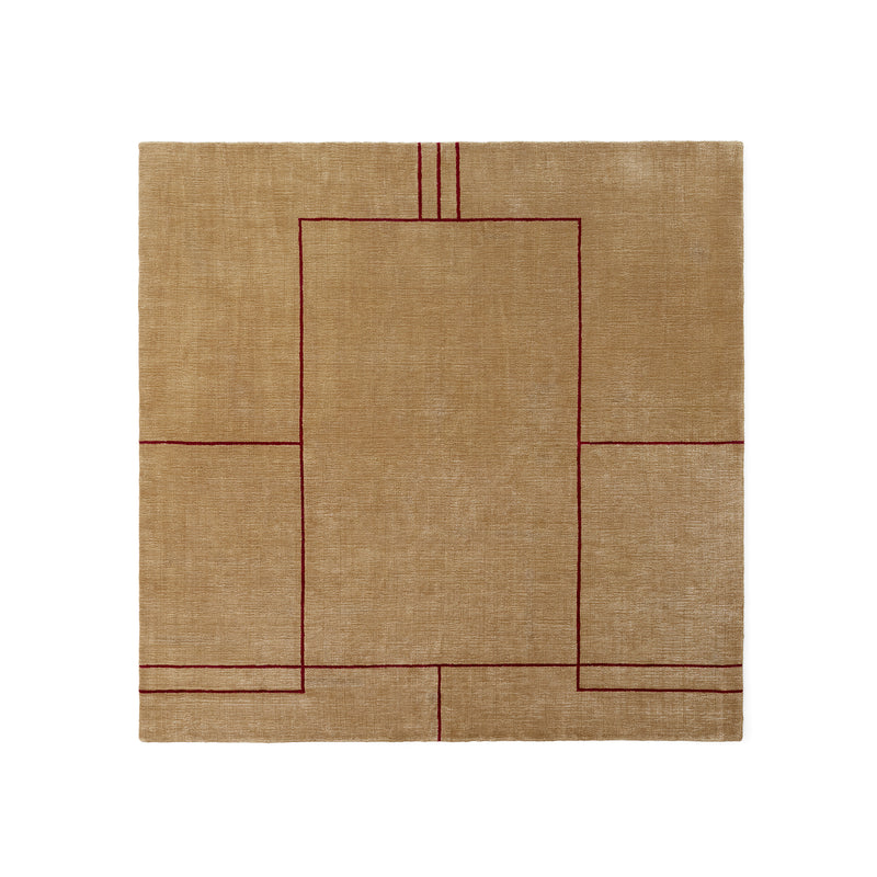 &amp;Tradition - Cruise Teppich | 240 x 240 cm / Bombay golden brown