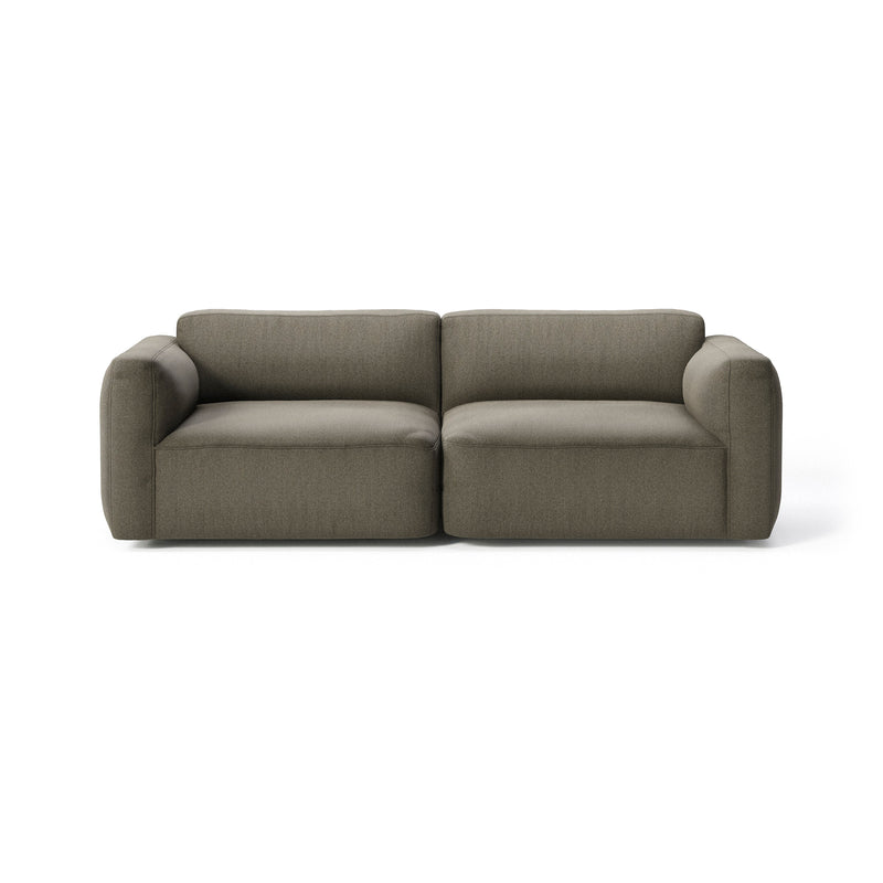 &amp;Tradition - Develius Mellow Sofa | Barnum 08 / Konfiguration A / Graugrün