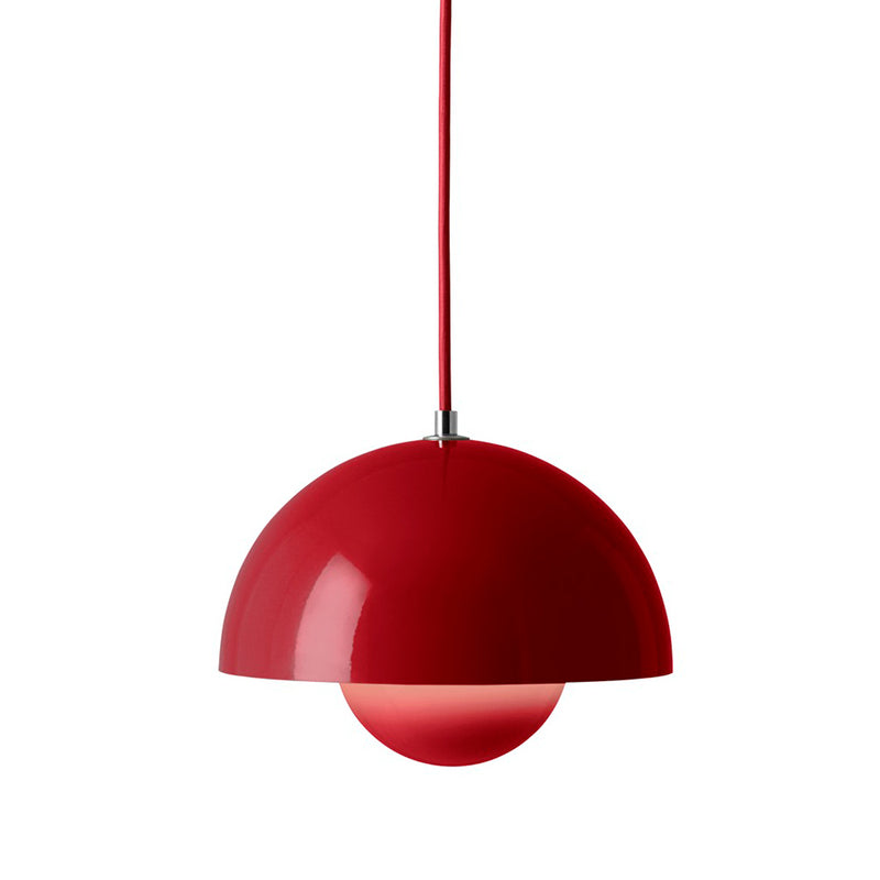&amp;Tradition - FlowerPot Pendelleuchte VP1 (farbig) | zinnoberrot