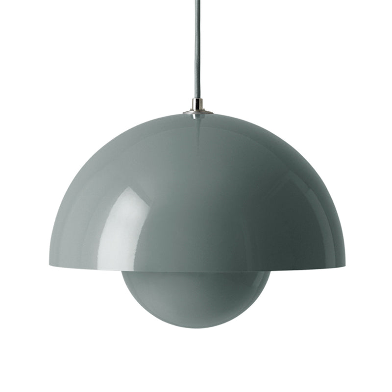 &amp;Tradition - VP2 FlowerPot Pendelleuchte | steinblau