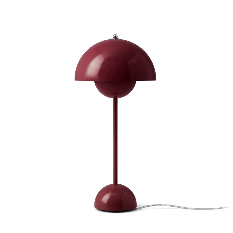 &amp;Tradition - FlowerPot Tischleuchte VP3 | dunkle pflaume