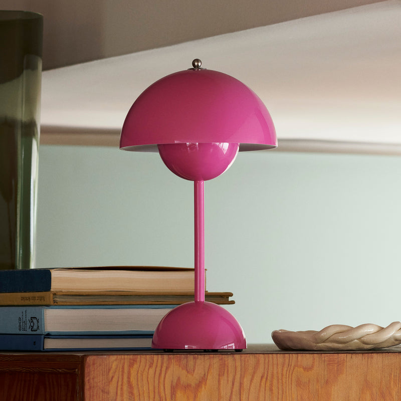 &amp;Tradition - Flowerpot Akku Tischleuchte VP9 | tangy pink