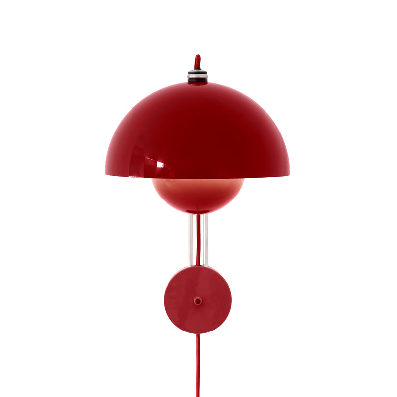 &amp;Tradition - Flowerpot Wandleuchte VP8 | zinnoberrot