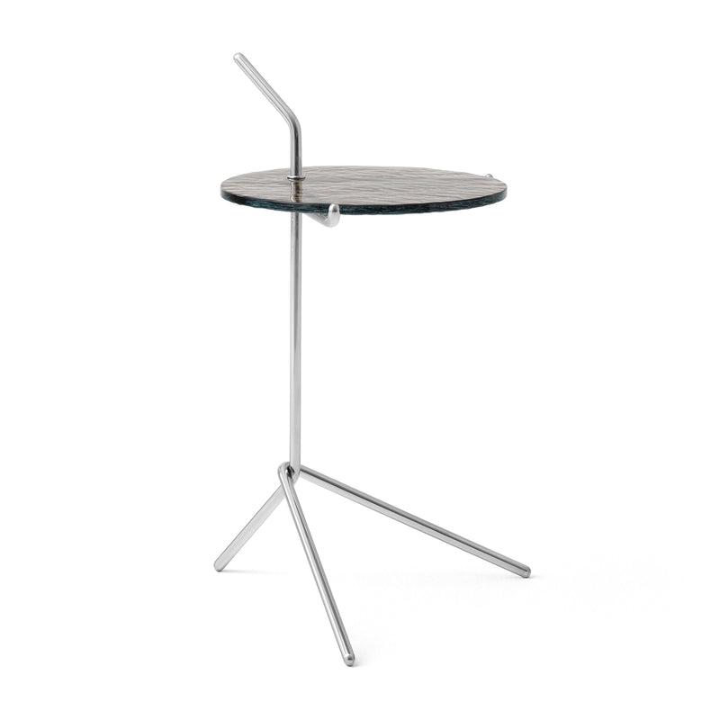 &amp;Tradition - Halten Side Table SH9 | Rauchglas / Edelstahl