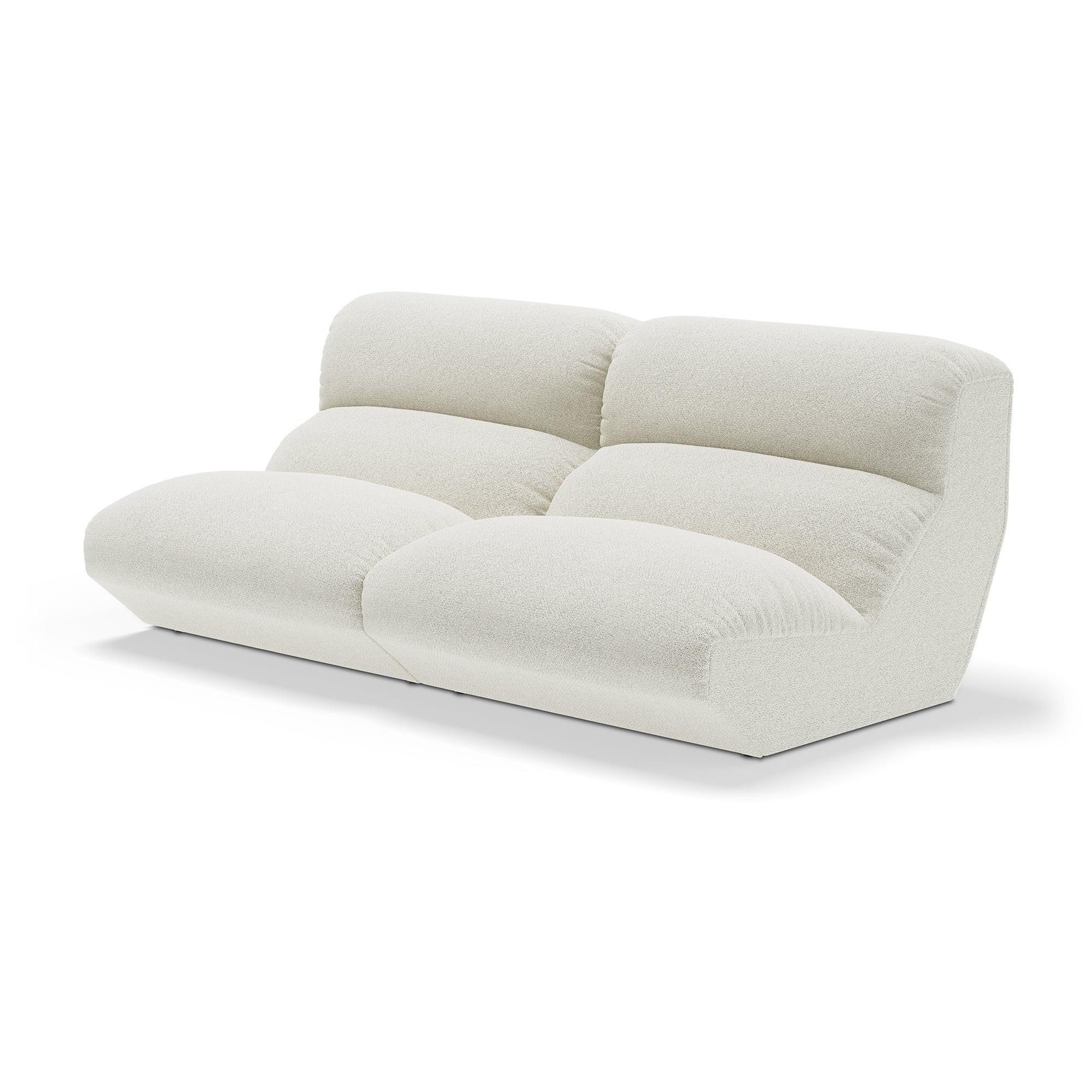 &amp;Tradition - Hi Lo 2-Sitzer Sofa | Gabriel Grain 61229 / Beige