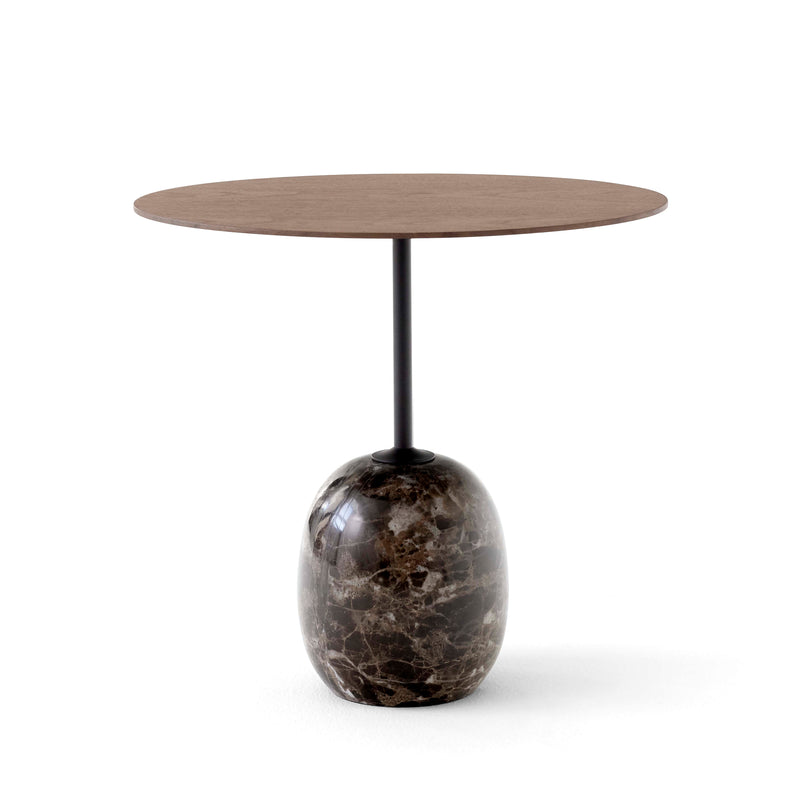 &amp;Tradition - Lato Beistelltisch | oval 40 x 50 cm / Walnuss