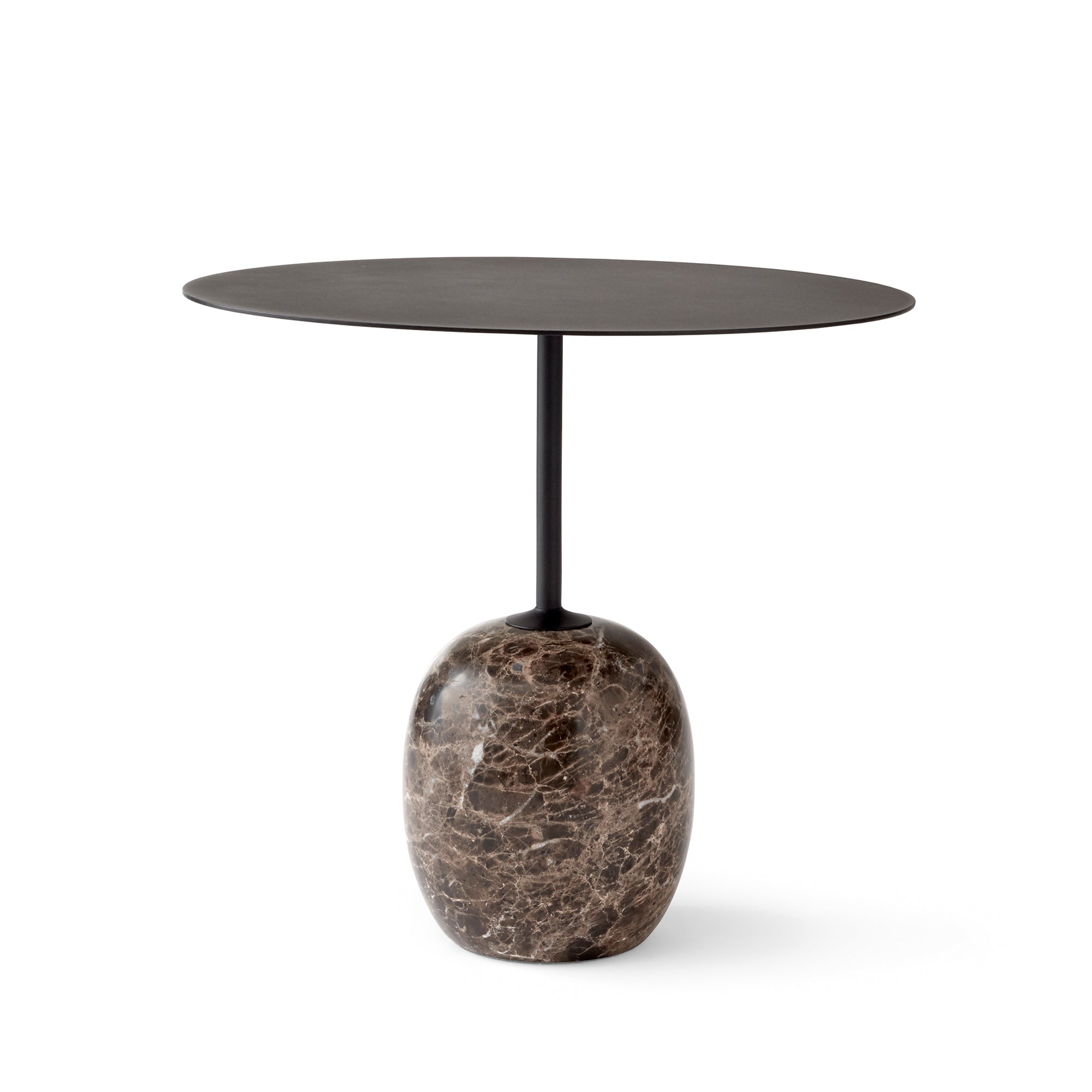 &amp;Tradition - Lato Beistelltisch | oval 40 x 50 cm / schwarz
