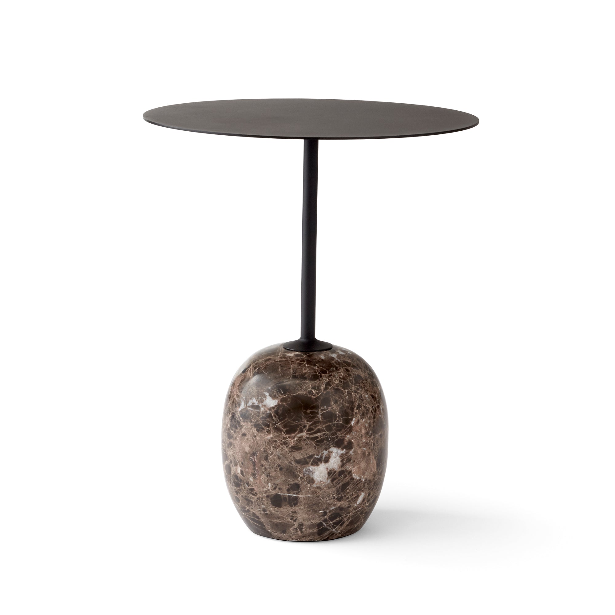 &amp;Tradition - Lato Beistelltisch | rund Ø 40 cm, H 50 cm / schwarz
