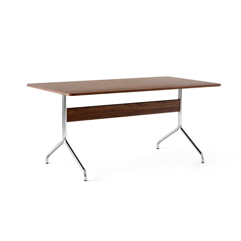 &amp;Tradition - Pavilion Dining Esstisch | 160 x 90 cm / Walnuss / verchromt
